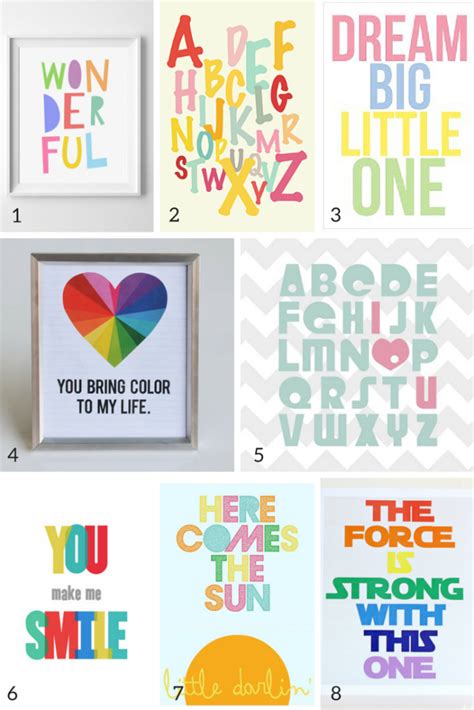 Free Nursery Printables