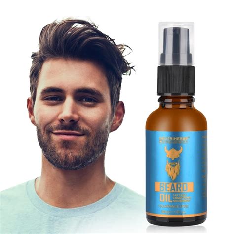 Beard Growth Oil Hair Growth Anti Hair Loss Serum Liquid Men Beard Oil