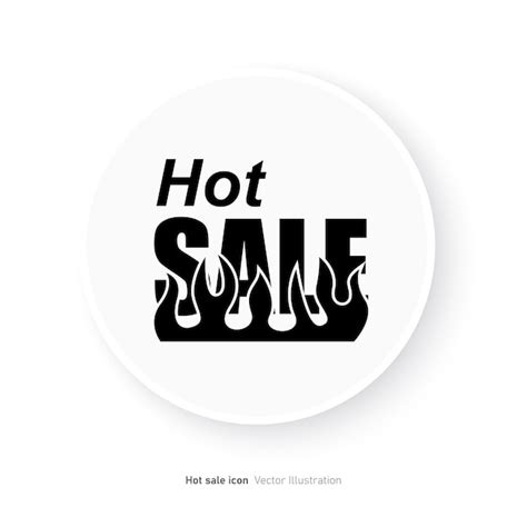 Premium Vector Hot Sale Icon Design Vector Illustration