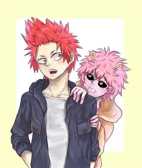 Kirishima X Ashido Kirishima Eijirou Ashido Mina Boku No Hero Académia Kirishima Eijirou