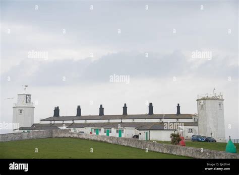 lizard lighthouse heritage centre lizard point cornwall uk stock