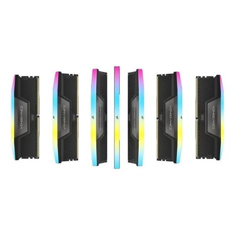 Corsair Vengeance RGB DDR5 6400 MHz 32 Go 2x16 Go CL32 Noir