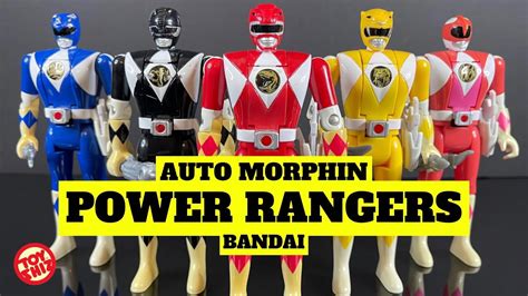 Mmpr Auto Morphin Power Rangers Bandai Youtube