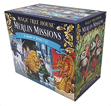 神奇树屋 英文原版 进阶版 梅林的任务 Magic Tree House Merlin Missions 进口原版章节书 25册套装 小学课外