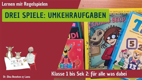 Umkehraufgaben 3 Spiele für alle Klassen Von Klasse 1 bis