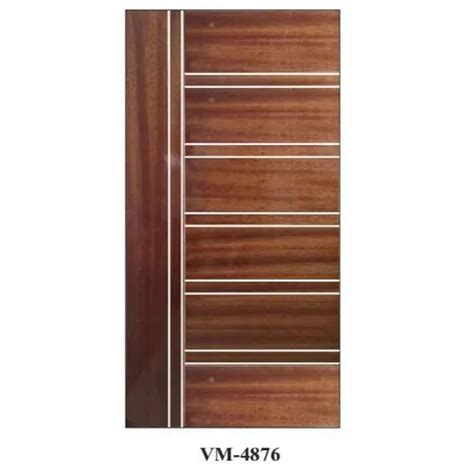 Teak Wood Interior Vm 4876 Natural Veneer Door At Best Price In