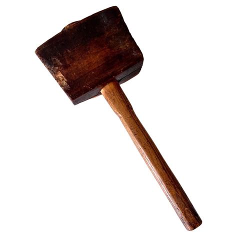 Hand Made Wooden Mallet For Sale At 1stdibs