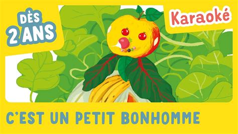 C est un petit bonhomme Comptine en KARAOKÉ Mon imagier des