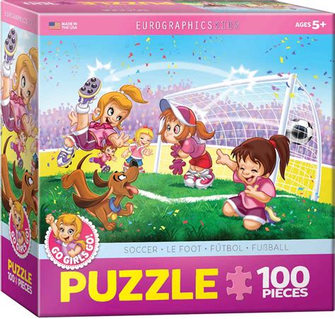 Go Girls Go! Soccer, 100 Pieces, Eurographics | Puzzle Warehouse