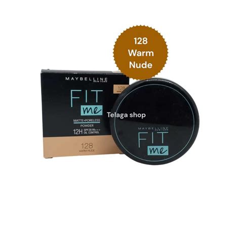 Jual 128 Maybelline Fit Me Matte Poreless Powder 128 Warm Nude Shopee Indonesia