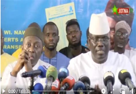 Lancement De Linter Coalition Yewwi Askan Wi Wallu Sénégal Abdoul