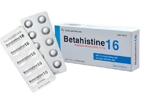 Uses Of Betahistine 16mg Vinmec