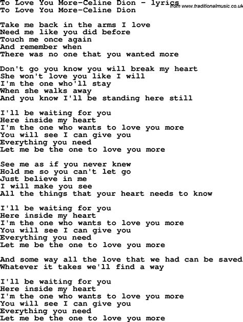 Celine Dion - To Love You More 7