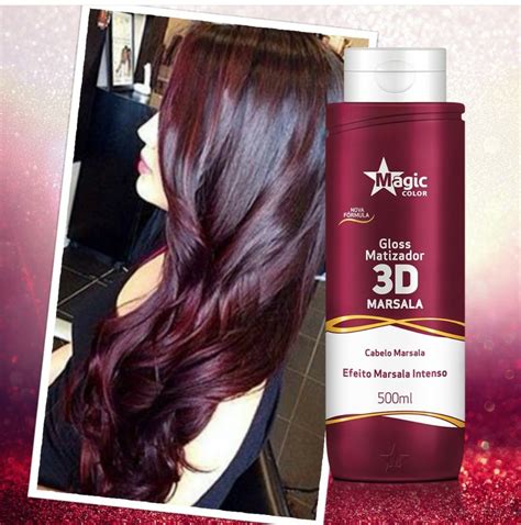 Gloss Matizador D Marsala Magic Color Ml R Em Mercado Livre