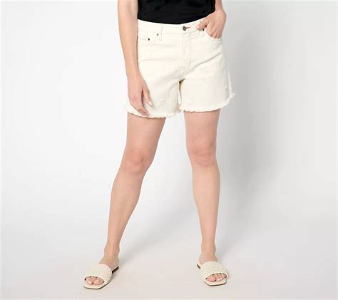 "As Is" Peace Love World Lovew Unites US Denim Bermuda Short - QVC.com
