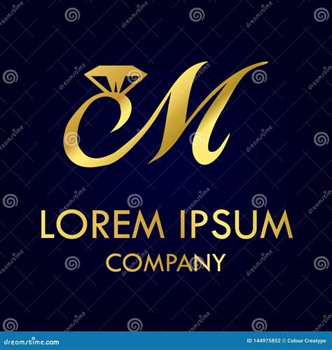 Luxury Letter M Logo Stock Vector Illustration Of Gold 144975852