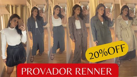 20 OFF PROVADOR RENNER NOVIDADES DE INVERNO 2024 YouTube