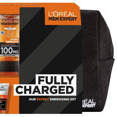 L Oreal Men Expert Fully Charged T Set Wilko