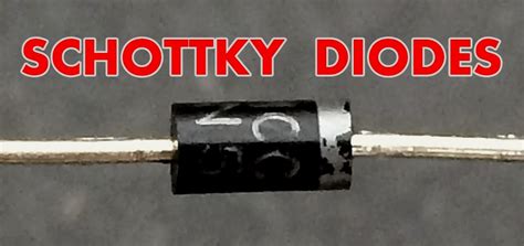 Schottky Diode Working Principle Engineering Tutorial