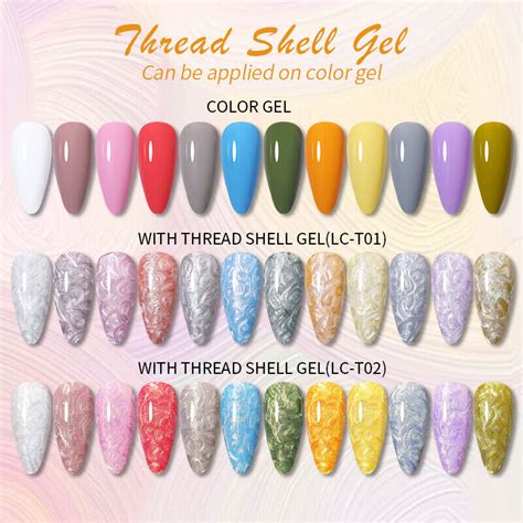 Lilycute Ml Sequins Gel Nail Polish Uv Led Magnetic Thread Gel Varnish