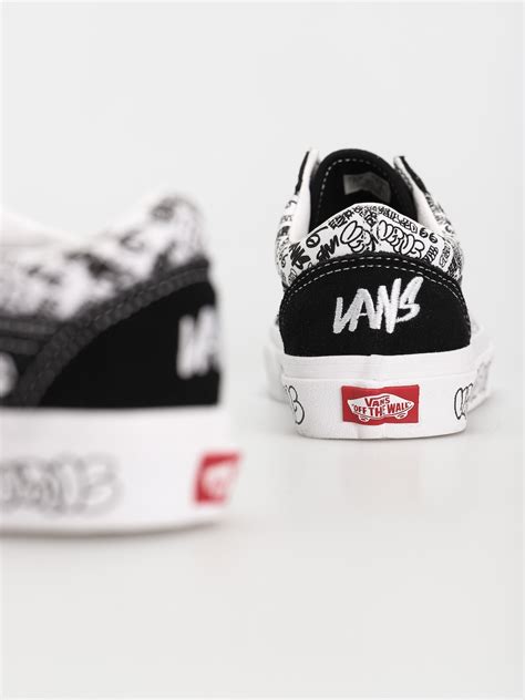 Vans Old Skool Shoes Graffitiblackwhite