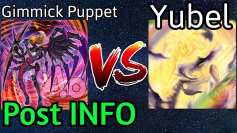 Gimmick Puppet FTK Vs Yubel Fiendsmith Post INFO Yu Gi Oh YouTube