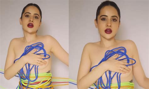 उरफ जवद क नयड वडय हआ वयरल Uorfi Javed Poses Nude With Ropes Video Goes Viral