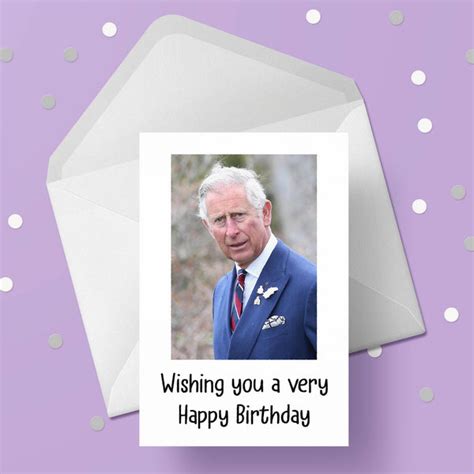 King Charles Birthday Card 01 – the caker online