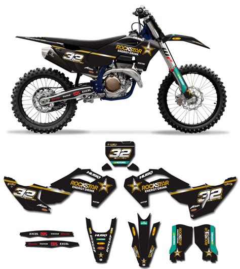 KIT DÉCO Motocross HUSQVARNA ROCKSTAR SHIFTER GFX