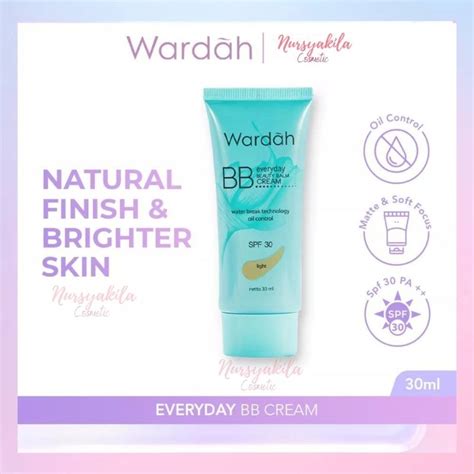 Jual Wardah Everyday BB Cream 15 Ml Alas Bedak Foundation Oil