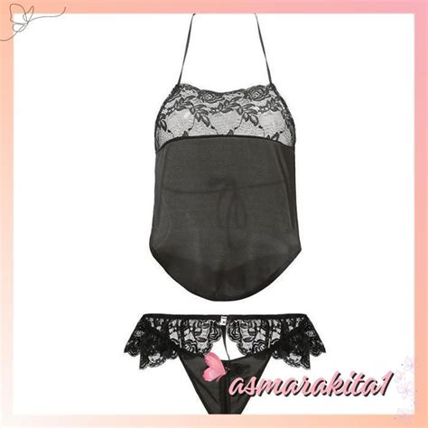 Jual Sexy Lingerie Wanita Set Selempang Babydoll Lingerie Dan G String A By Asmara Kita