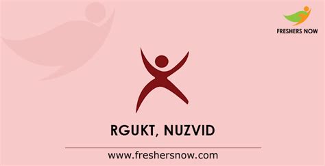 RGUKT Nuzvid - rguktn.ac.in Courses, Admissions, Fee Structure