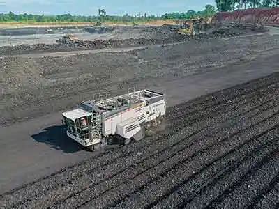 Wirtgen Sm Surface Miner Delivers Maximum Performance In Soft Rock