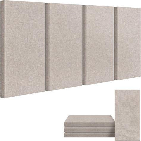 UMIACOUSTICS 4 PCS Acoustic Panels 2 Thick Fiberglass Sound Proof