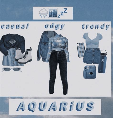 Aquarius Outfit Shoplook Aquarius Outfit Aquarius Life Zodiac Signs