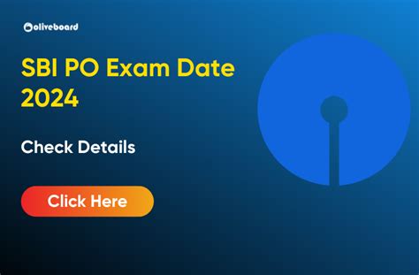 SBI PO Exam Date 2024 Complete Schedule And Key Details