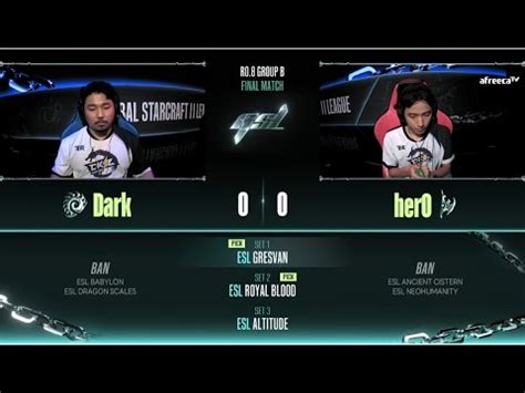 2023 GSL S2 Ro 8 Group B Match5 Dark Vs HerO YouTube