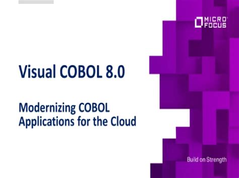 Visual COBOL 8 Launch Event Micro Focus