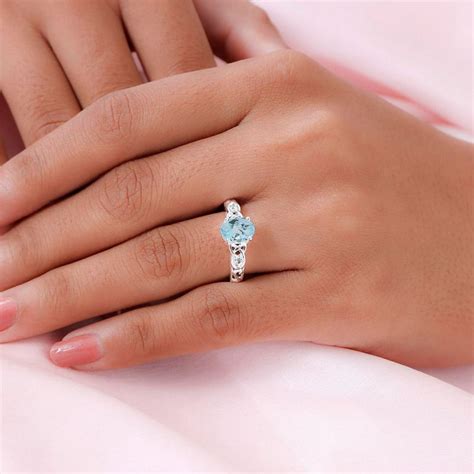 Beautiful Blue Promise Rings