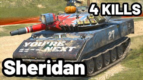 Sheridan Sidewinder 7 6K DAMAGE 4 KILLS WOT Blitz Pro Replays