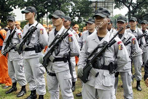 Indonesian Special Weapons Tactic Swat Team Editorial Stock Photo