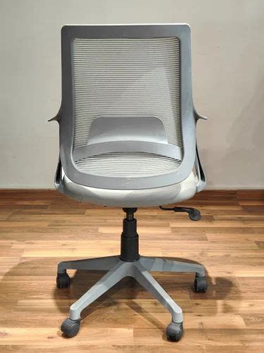 Mid Back Damro Staff Chair Fixed Arm Black At 4200 In Ahmedabad