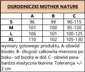 Ogrodniczki Ci Owe Mother Nature Czarne Mama Odzie Spodnie