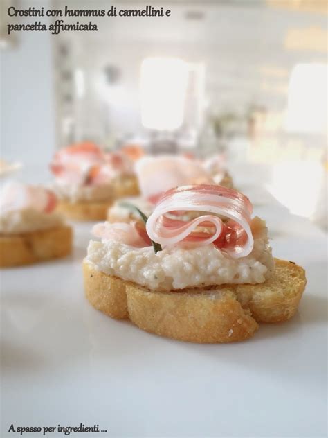 Velocissimi Crostini Con Hummus Di Cannellini E Pancetta Affumicata