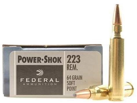 Federal 223 Remington Ammunition Tactical Rifle Urban T223l Hi Shok 64