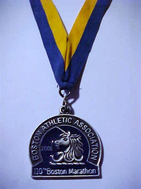 2006 Boston Marathon Finishers Medal