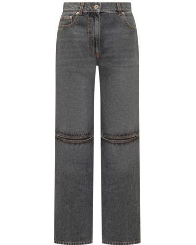 Gray Jw Anderson Jeans For Women Lyst