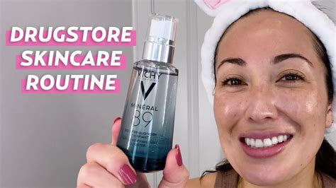 Simple Drugstore Morning Skincare Routine With Vichy Skincare Youtube