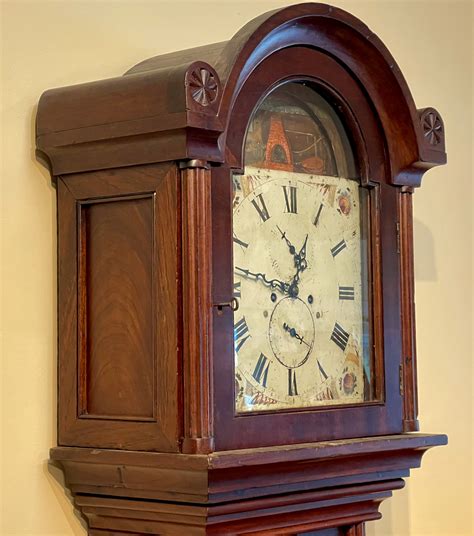 Antique Australian Colonial Cedar Longcase Clock The Merchant Of Welby