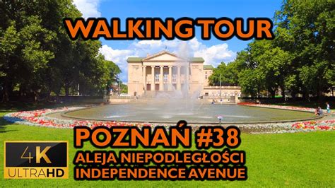 Poznan Poland Walking Tour Independence Avenue August